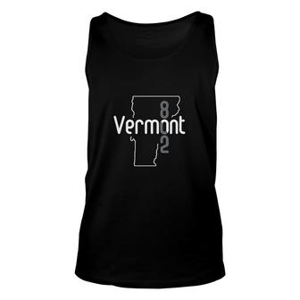 Vermont 802 State Area Code Unisex Tank Top | Mazezy
