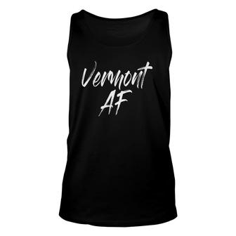 Vermont Af State Ts Gift Unisex Tank Top | Mazezy