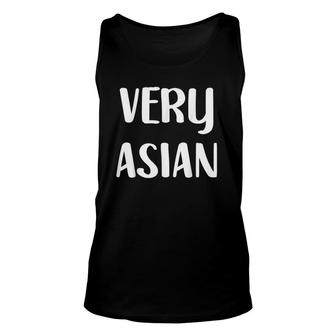Very Asian Asian Heritage Gift Unisex Tank Top | Mazezy
