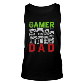 Video Gamer Dad Birthday For Dad Father's Day Tee Tank Top | Mazezy