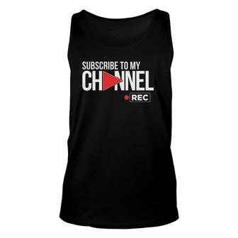Video Sharing For Online Streaming Content Creators Unisex Tank Top | Mazezy