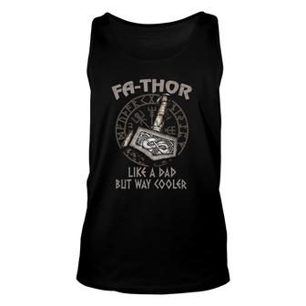 Viking Fa-Thor Father's Day Giftessential Unisex Tank Top | Mazezy