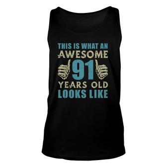 Vintage 1931 Womens Mens 91St Birthday For 91 Years Old Tank Top | Mazezy