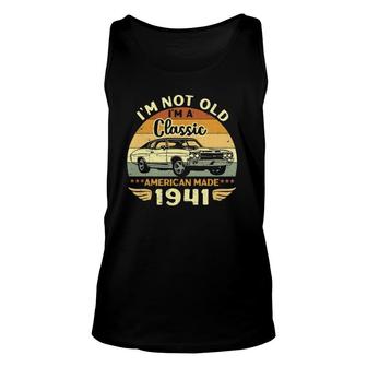 Vintage 1941 Car Birthday I'm Not Old I'm A Classic 1941 Ver2 Tank Top | Mazezy