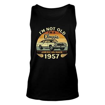 Vintage 1957 Car Birthday I'm Not Old I'm A Classic 1957 Ver2 Tank Top | Mazezy
