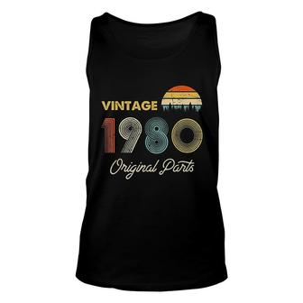 Vintage 1980 Made In 1980 Unisex Tank Top - Thegiftio UK