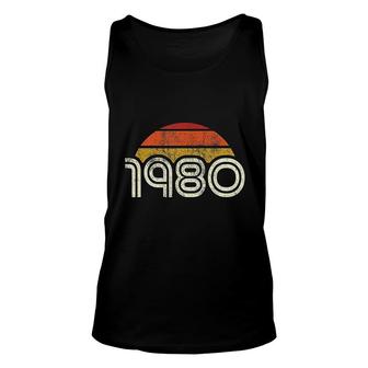 Vintage 1980 Retro 41st Birthday Unisex Tank Top - Thegiftio UK