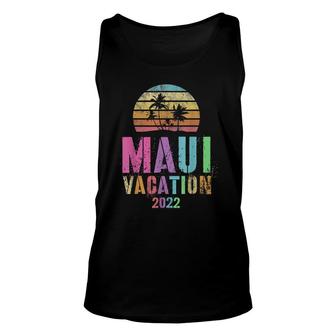 Vintage Maui Vacation 2022 Spring Break Trip Unisex Tank Top - Thegiftio