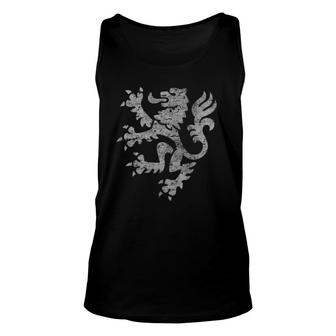 Vintage Netherlands Lion Flag Unisex Tank Top | Mazezy