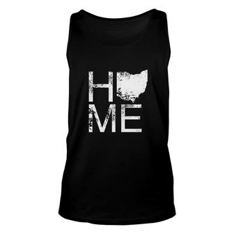 Vintage Ohio Home Oh Me Map For Love Buckeye State Unisex Tank Top - Thegiftio UK