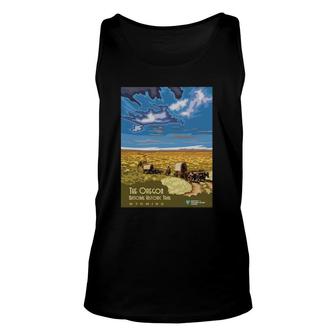 Vintage Poster - The Oregon Trail Unisex Tank Top | Mazezy
