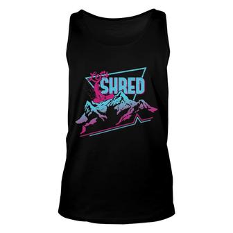 Vintage Snowboard Clothes 80S 90S Retro Snowboarding Outfit Unisex Tank Top | Mazezy