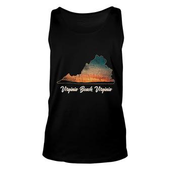 Virginia Beach Tourism Unisex Tank Top | Mazezy