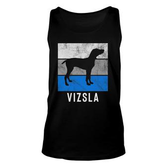Vizsla Retro Vizsla Dog Lovers Gift Unisex Tank Top | Mazezy