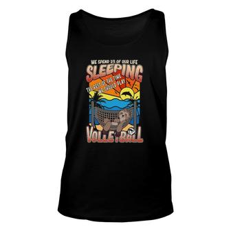 Volleyball Design For A Sloth Lover Unisex Tank Top | Mazezy