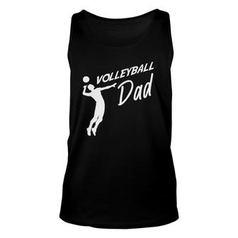 Volleyball Father Volleyball Dad Father's Day Unisex Tank Top | Mazezy