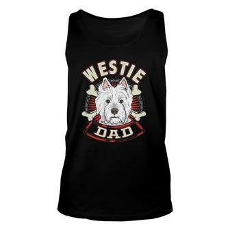 Westie Dad Father's Day Gift Unisex Tank Top | Mazezy