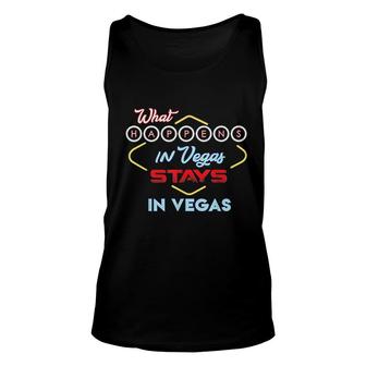 What Happens In Vegas Stays In Vegas Unisex Tank Top | Mazezy