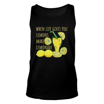 If When Life Gives You Lemons Make Lemonade Sweet Tea Sign Tank Top | Mazezy