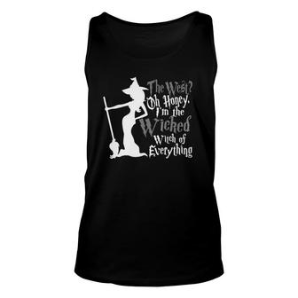 Wicked Witch Of Everything Halloween Fun Unisex Tank Top | Mazezy