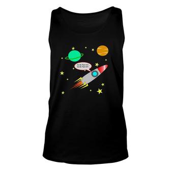 Wickedly Wise Designs Are We There Yet Unisex Tank Top | Mazezy