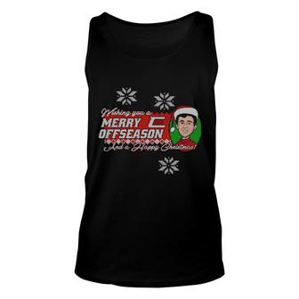 Wishing You A Merry Offseason And A Happy Christmas Unisex Tank Top | Mazezy