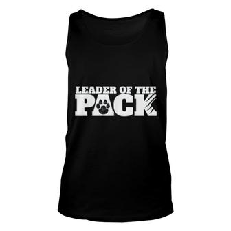 Wolf Pack Gift Leader Of The Pack Paws Print Unisex Tank Top | Mazezy