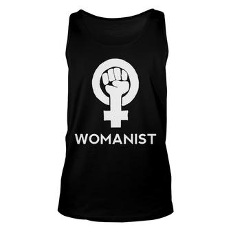 Womanist Woman's Rights Equality Protest March Womyn Unisex Tank Top | Mazezy