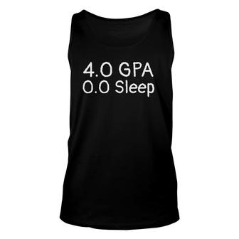 Womens 40 Gpa Inspired Design For High School Lovers V-Neck Unisex Tank Top | Mazezy AU