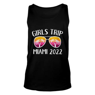 Womens Girls Weekend Women Matching Girls Trip 2022 Miami Florida Unisex Tank Top - Thegiftio UK