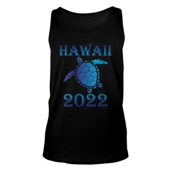 Womens Hawaii Spring Break 2022 Sea Turtle Family Vacation Souvenir Unisex Tank Top - Thegiftio