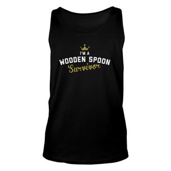Womens I'm A Wooden Spoon Survivor Unisex Tank Top | Mazezy