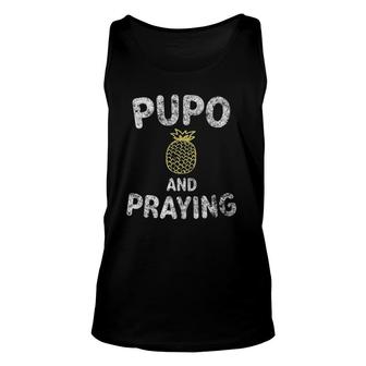 Womens Ivf Pineapple For Embryo Transfer Pupo And Praying Unisex Tank Top | Mazezy