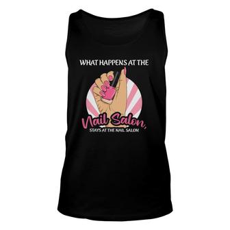 Womens Nail Tech Quote For A Manicurist Unisex Tank Top | Mazezy