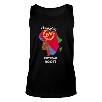 Womens Proud Eritrean Roots Black History Month Women's Unisex Tank Top | Mazezy