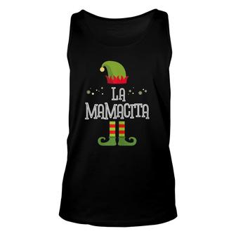Womens Soy La Elfo Mamacitapajamas-De-Navidad-Mujer Unisex Tank Top | Mazezy
