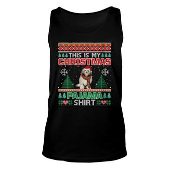 Womens This Is My Lowchen Christmas Pajama Dog Ugly Unisex Tank Top | Mazezy