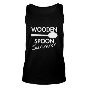 Wooden Spoon Survivor Unisex Tank Top | Mazezy