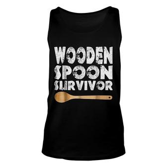 Wooden Spoon Survivor Unisex Tank Top | Mazezy