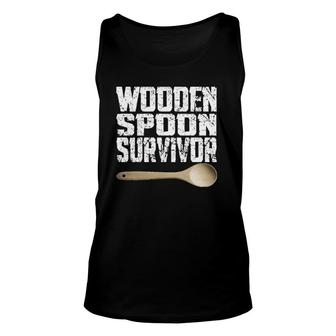 Wooden Spoon Survivor Unisex Tank Top | Mazezy