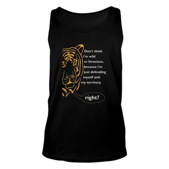 Word Of The Tiger Lover Gift Unisex Tank Top | Mazezy