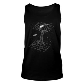 Wormhole Space Time Travel Unisex Tank Top | Mazezy