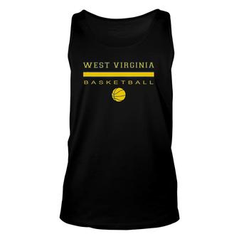 Wv Sports The Mountaineer State West Virginia Basketball Fan Tank Top Tank Top | Mazezy