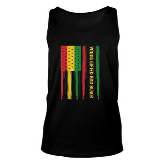 Young Gifted And Black History Month Gift African American Unisex Tank Top - Thegiftio