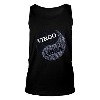 Zodiac Facts Virgo And Libra Unisex Tank Top | Mazezy