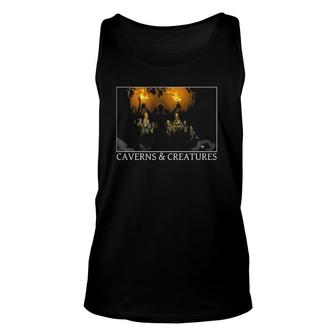 Zombie Attack Caverns & Creatures Unisex Tank Top | Mazezy