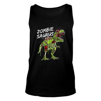 Zombie Saurus Unisex Tank Top | Mazezy
