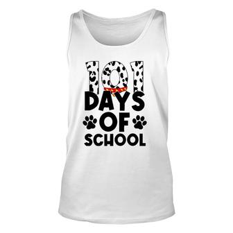 101 Days Of School Dalmatian Dog Unisex Tank Top | Mazezy