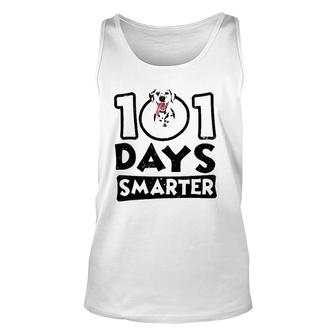 101 Days Smarter Dalmatian Dog Lover Unisex Tank Top | Mazezy