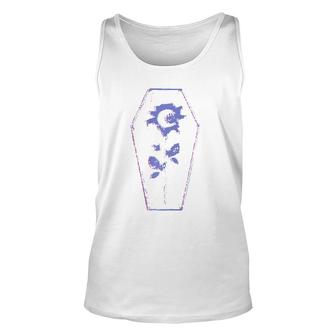 3D Coffin Gothic Lifestyle Gift Unisex Tank Top | Mazezy